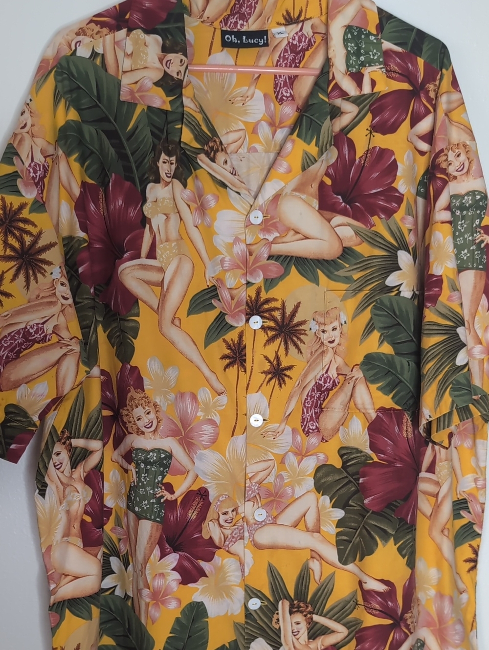 Yellow Hawaiian Shirt